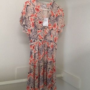 &other stories v neck print dress